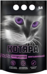 Наполнитель для кошачьего туалета Котяра Силикагелевый