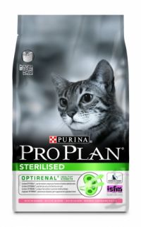 Корм PRO PLAN для стерилизованных кошек с лососем, Sterilised