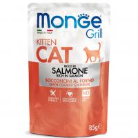 ������� ���� Monge Cat Grill Pouch Kitten Salmon, ����� ��� ����� ���������� ������ 85�