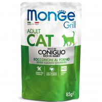 ������� ���� Monge Cat Grill Pouch Adult Rabbit, ����� ��� �������� ����� ����������� ������ 85�