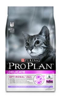 Корм PRO PLAN для кошек с чувствительным пищеварением с индейкой, Delicate
