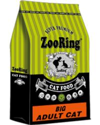 Сухой корм ZOORING BIG ADULT CAT ДЛЯ ВЗРОСЛЫХ КОШЕК КРУПНЫХ ПОРОД, с глюкозамином и хондроитином