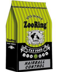 Сухой корм ZOORING HAIRBALL CONTROL КОНТРОЛЬ ВОЛОСЯНЫХ КОМОЧКОВ, для молодых и взрослых кошек всех пород
