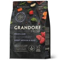 ����� ���� ��� ����� ������� � ������� ����� GRANDORF Fresh Dog Adult MED&MAXI Lamb&Sweet Potato ������ ���� ������� � �������