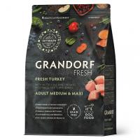 ����� ���� ��� ����� ������� � ������� ����� GRANDORF Fresh Dog Adult Med&Maxi Turkey&Sweet Potato ������ ���� ������� � �������