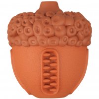 Игрушка Mr.Kranch для собак Орех с пищалкой 8,5*10 см коричневая с ароматом сливок