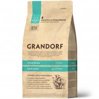 ���� GRANDORF CAT LIVING PROBIOTICS 4 MEAT & BROWN RICE INDOOR, ��� �������� ����� ������������� � ������ ������������ 4 ���� ���� � ���������� ���