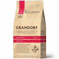 ���� GRANDORF CAT ADULT INDOOR LAMB & RICE, ��� �������� �������� ����� ������������� ������� � �����