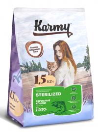 ����� ���� Karmy Sterilised Salmon, ��� ��������������� ����� � �������������� ����� ������ 1 ���� (������)